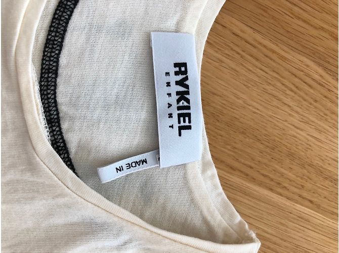 Top Sonia Rykiel en coton beige 2 ans - vue 2