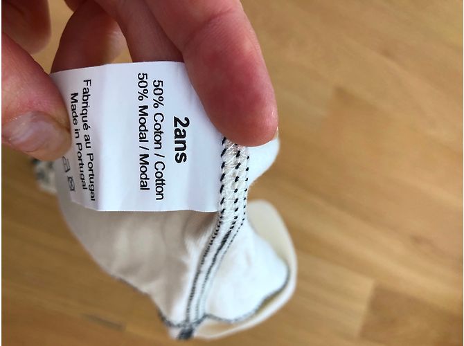 Top Sonia Rykiel en coton beige 2 ans - vue 3