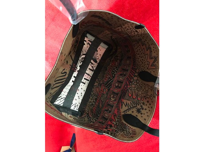 Burberry Reversible Canvas Tote Handtasche - Ansicht 5