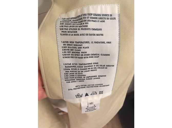 Hermès Trenchcoats Creme - Ansicht 19