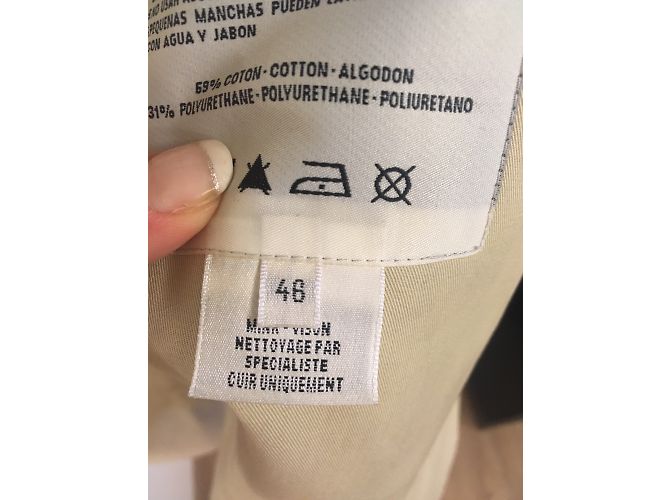 Hermès Trenchcoats Creme - Ansicht 20