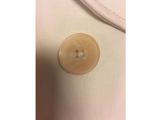 Hermès Trenchcoats Creme - Ansicht 4