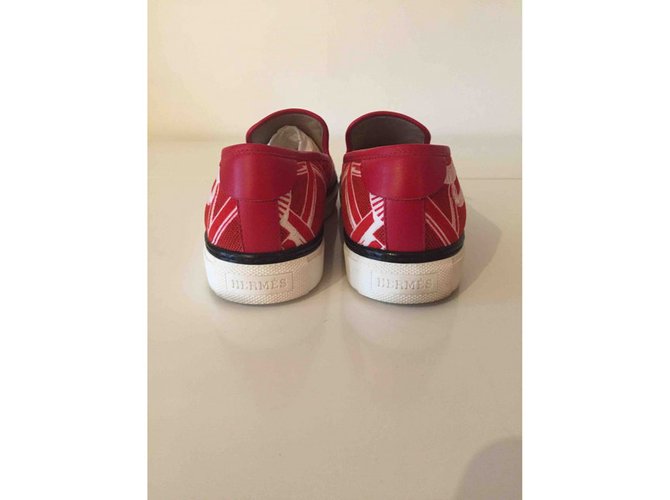 Hermès scarpe da ginnastica Rosso - vista 2