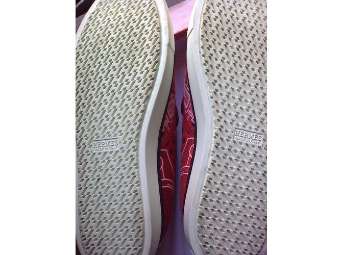 Hermès scarpe da ginnastica Rosso - vista 3
