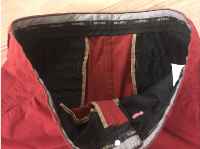 Hermès Pantaloni Rosso - vista 10