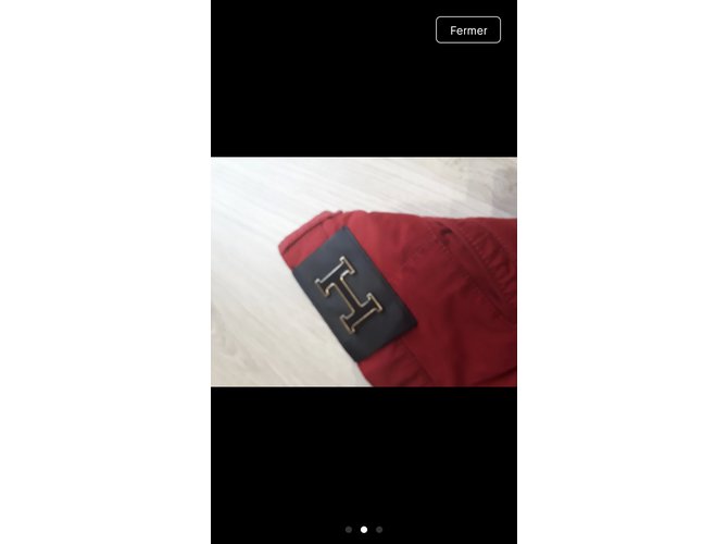 Hermès Pantaloni Rosso - vista 2