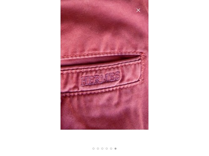 Hermès Pantaloni Rosso - vista 5