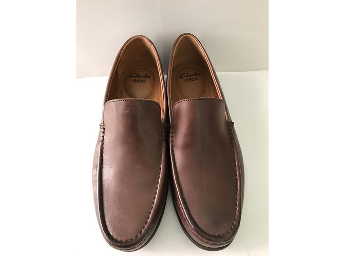 Mocasines Clarks de piel marrón Castaño - vista 3