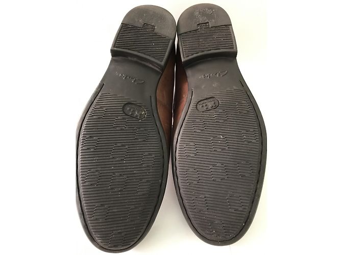 Mocasines Clarks de piel marrón Castaño - vista 4