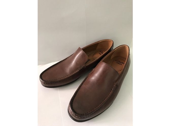 Mocasines Clarks de piel marrón Castaño - vista 5