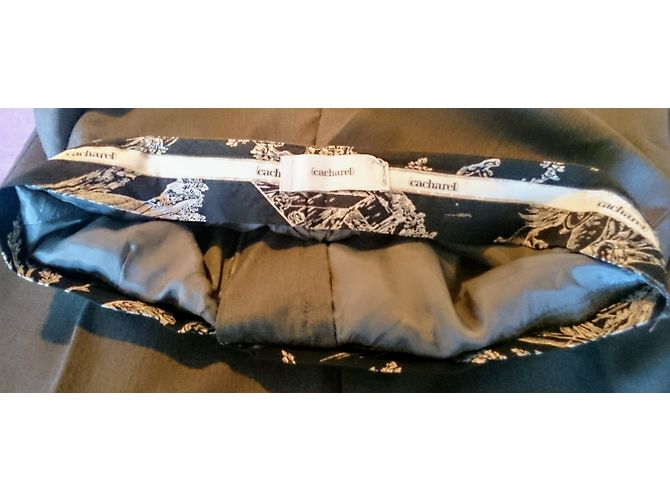 Pantalones de seda Cacharel Gris - vista 5