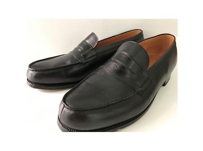 Mocassini JM Weston in pelle nera Nero - vista 2