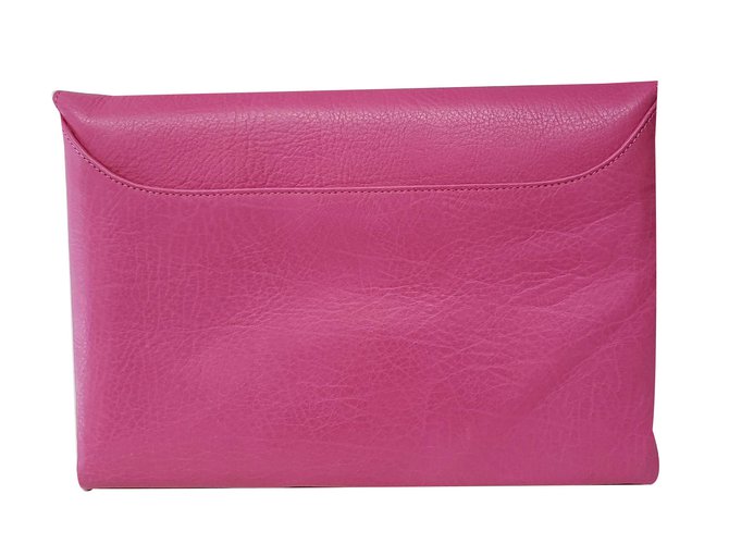 Pochette Givenchy in pelle rosa - vista 2