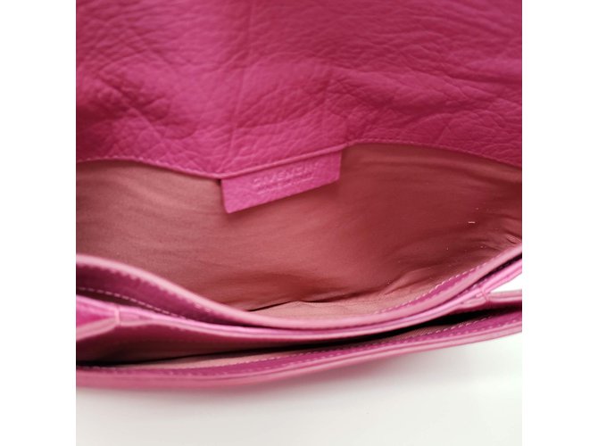 Pochette Givenchy in pelle rosa - vista 4