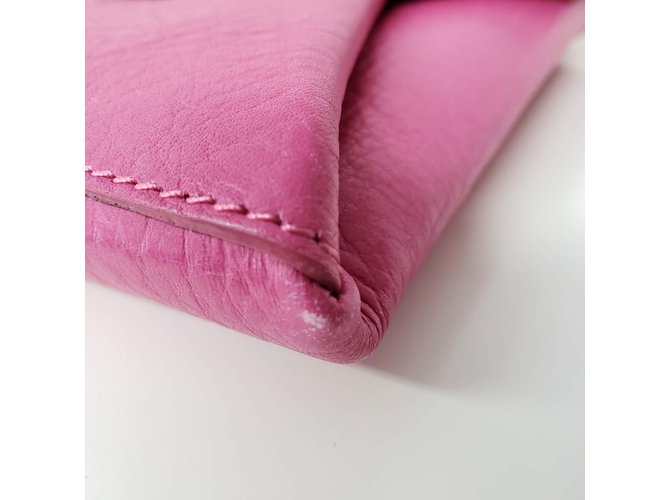 Pochette Givenchy in pelle rosa - vista 6