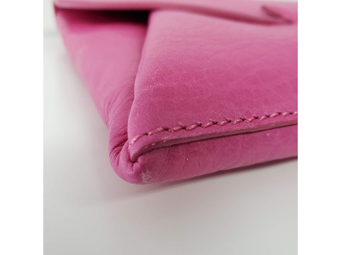 Pochette Givenchy in pelle rosa - vista 7