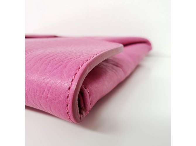 Pochette Givenchy in pelle rosa - vista 8