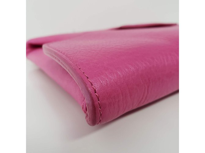 Pochette Givenchy in pelle rosa - vista 9