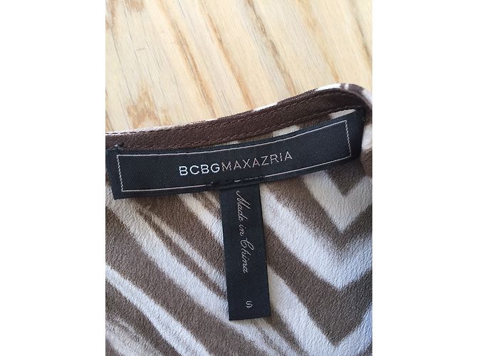 Bcbg Max Azria Kleid Braun aus Polyester Größe S - Ansicht 3