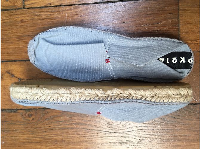 Autre Marque JOX&AN Espadrilles Glitzer Grau 38 Silber - Ansicht 3