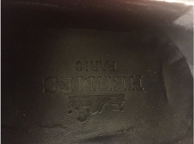 Hermès Schnürschuhe Schwarz - Ansicht 5