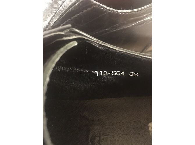 Hermès Schnürschuhe Schwarz - Ansicht 7