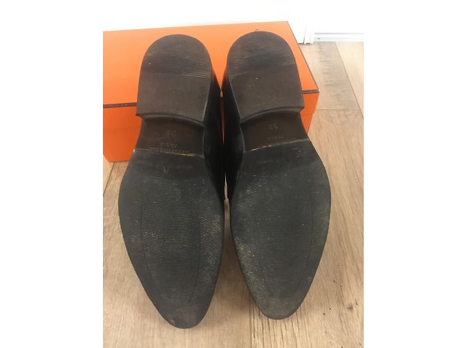 Hermès Schnürschuhe Schwarz - Ansicht 8