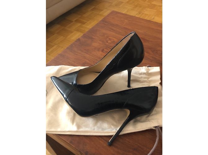 Décolleté Buffalo in pelle nera taglia 40 Nero - vista 4