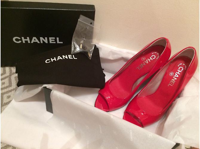 Chanel Heels Red - view 6
