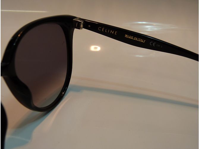 Céline CL 41068 / S 807 (W2) Gafas de sol negras Negro - vista 3