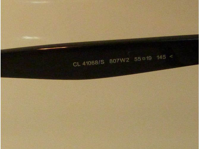 Céline CL 41068 / S 807 (W2) Gafas de sol negras Negro - vista 5