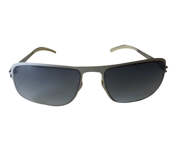Autre Marque Occhiali da sole Mykita Robin Grigi Metallo Grigio - vista 2