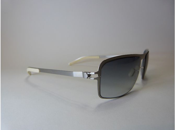 Autre Marque Occhiali da sole Mykita Robin Grigi Metallo Grigio - vista 3