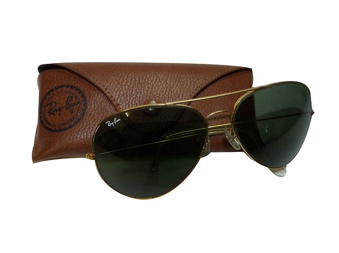 Occhiali da sole Ray-Ban Aviator Oro Metallo D'oro - vista 2