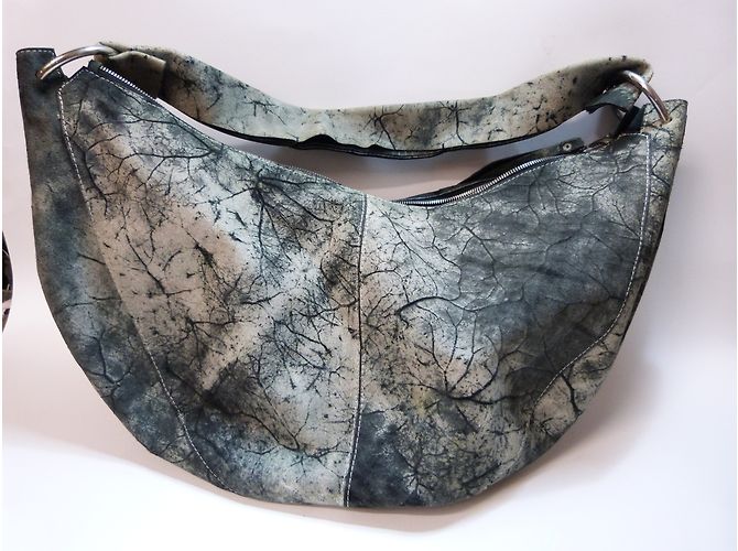 Borsa Hobo Gucci in pelle kaki Cachi - vista 2