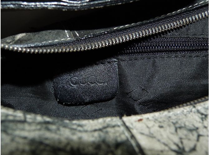 Borsa Hobo Gucci in pelle kaki Cachi - vista 3