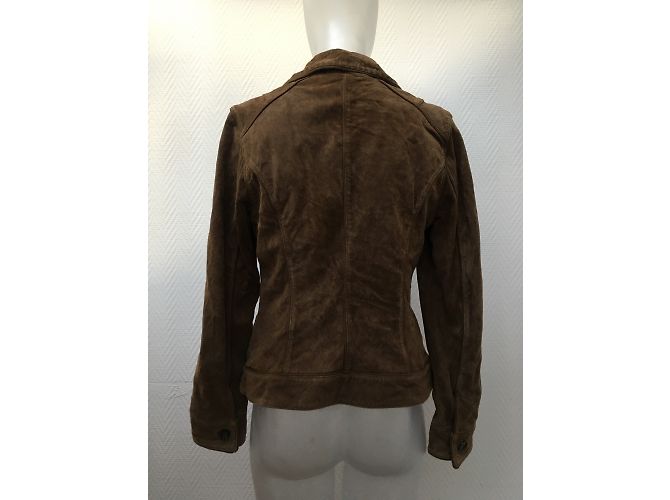 Essentiel Antwerp Lederjacke Braun - Ansicht 2