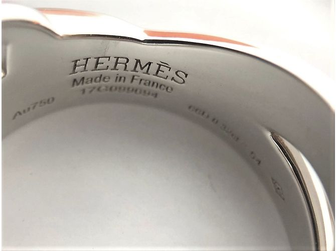Hermès Anello Alchimie in oro bianco e diamanti Argento - vista 4