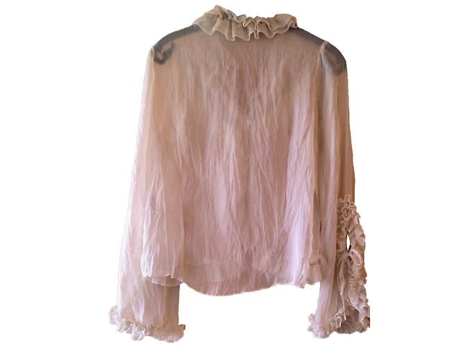 Autre Marque Wonder Bluse Creme aus Polyester Roh - Ansicht 2