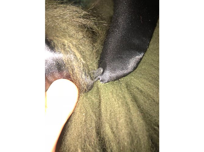 Abrigo Alice + Olivia de lana verde bosque - vista 9
