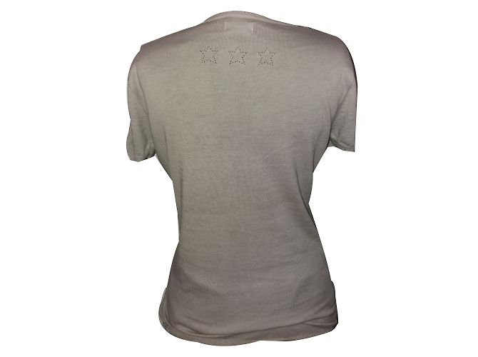 Des Petits Hauts Baumwolle Kaschmir Pullover Beige L - Ansicht 2