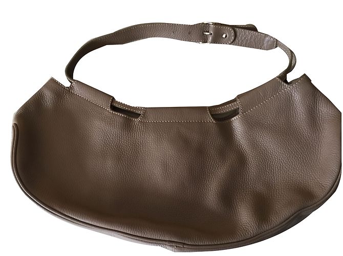 Borsa Lancel in pelle beige - vista 2
