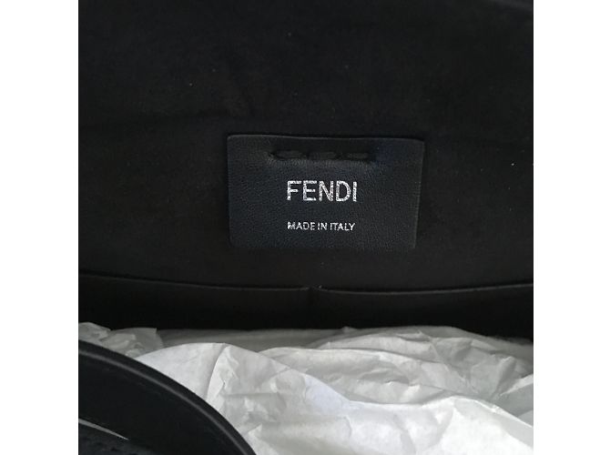 Borsa a mano Fendi 3 Jours in pelle nera Nero - vista 5