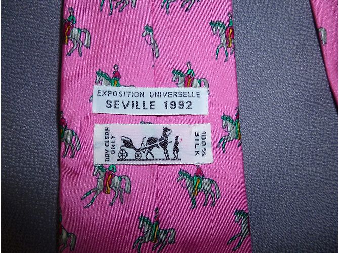 Hermès Laços Rosa - vista 4