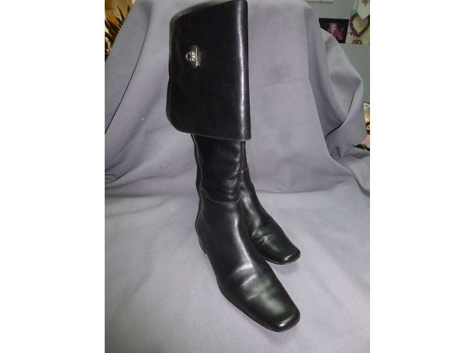 Autre Marque Botas Mosquitos de cuero negro 38 - vista 2