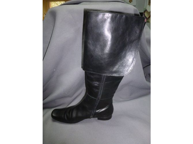 Autre Marque Botas Mosquitos de cuero negro 38 - vista 4