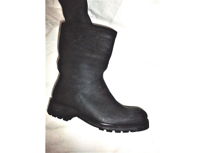 Botas Biker Aigle de cuero negro 36 - vista 2