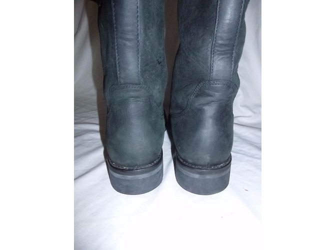 Botas Biker Aigle de cuero negro 36 - vista 8