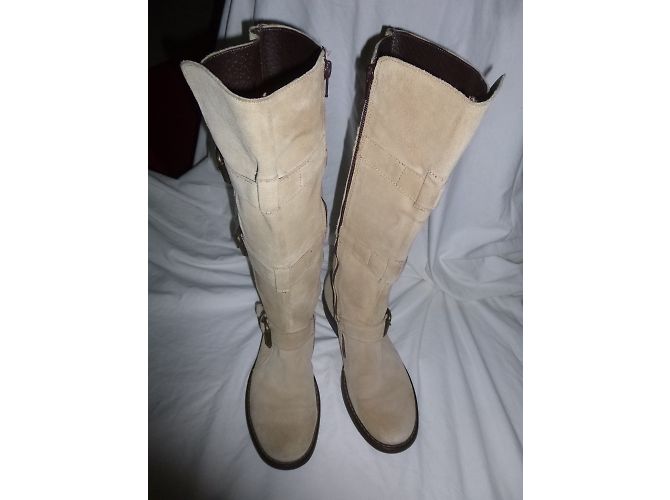 Autre Marque Botas CONTATTO de ante beige talla 38 - vista 3