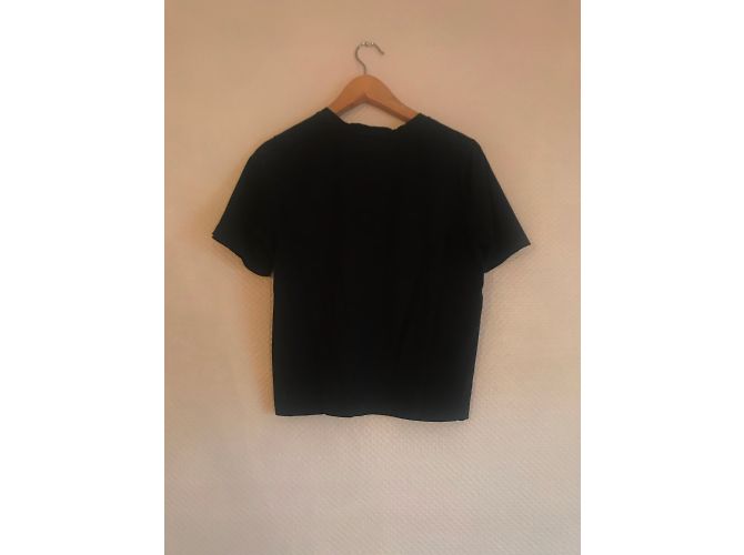 Camiseta Maje con inscripción Love de algodón negro - vista 4